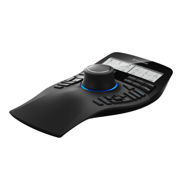 A remote control is shown on the side of a black background.